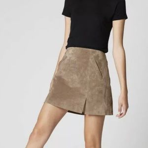 BLANK NYC SUEDE MINI SKIRT MIDNIGHT TOKER- NWT